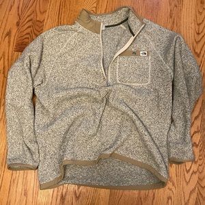 Men’s The North Face 1/2 zip fleece sweater - XL